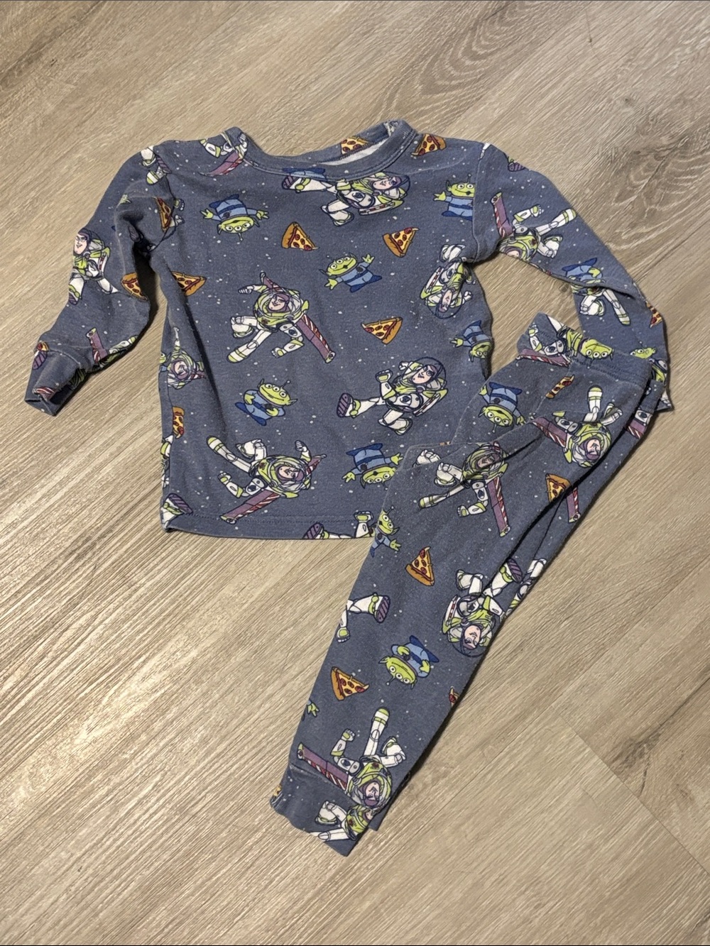 GAP Toy Story Buzz Lightyear Blue Kids‎ Pajama Set